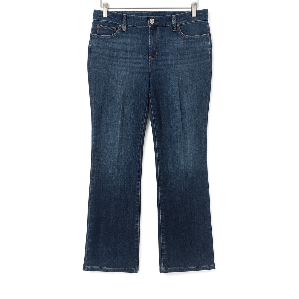Banana Republic Women's Jeans‎ 10S 36 Straight Leg Dark Wash Denim Comfort Fit